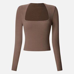 OGL Eco-Mousse™ square neck top XS